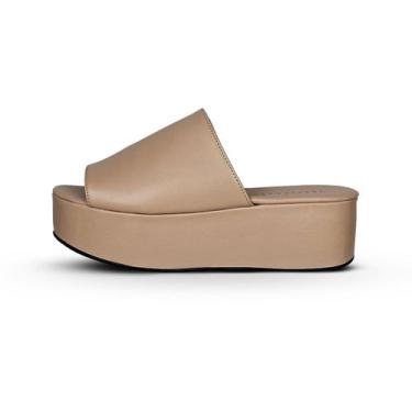 Imagem de Tamanco Flatform Feminino Nude - Jessica Leal Shoes, Nude, 37