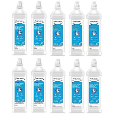 Imagem de Kit C/10 Soro Fisiológico ADV Farma 0,9% Bico Dosador - 500ml