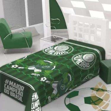 Imagem de Manta Microfibra Solteiro Jolitex Fun Palmeiras - IND E COM JOLITEX LT