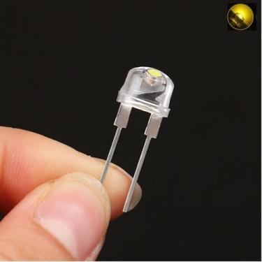 Imagem de 20x led chapeu de palha 8mm amarelo - E-San