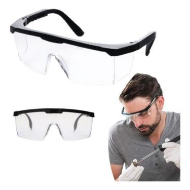 Imagem de Oculos De Protecao Epi Segurança Óculos De Trabalho Cor da lente Incol