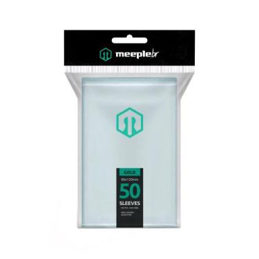 Imagem de Sleeves Magnum Gold 80 X 120mm 50 unidades Meeple BR