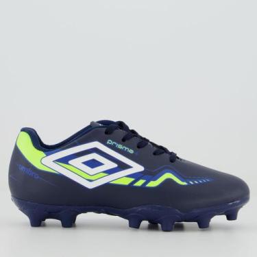Imagem de Chuteira Umbro Prisma Campo Juvenil Marinho, 28