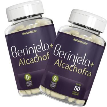 Imagem de Kit Combo 02 UND Berinjela Com Alcachofra 120 Cápsulas Suplemento Alim