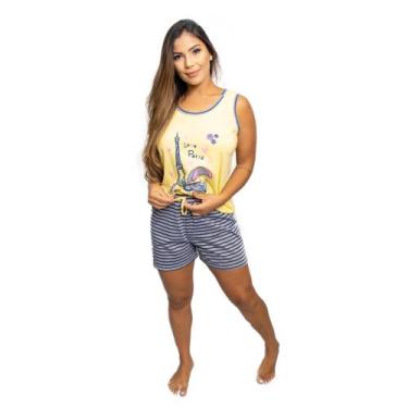 Imagem de KIT 2 Pijamas Feminino Baby Doll Camiseta Malha Atacado - SLEEP PIJAMA