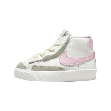 Imagem de Nike Blazer infantil Mid '77, Summit branco/leite de coco/melada/espuma rosa, 5 Infant