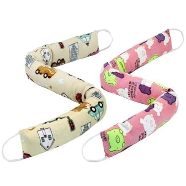 Imagem de SANFERGE Batente de Corrente de Ar de Porta Ponderado, Pacote com 2 Unidades de 36", Bloqueador de Porta Inferior, Preenchimento de Espaço de Luz e Ruído de Ar para Janela, Tela de (33 Polegadas)