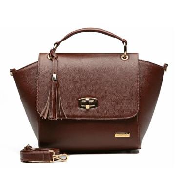 Imagem de Bolsa de Mão Estruturada Couro Cloe Sifra (FLOTER SELA)