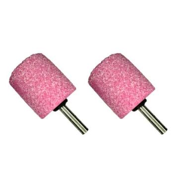 Imagem de Kit 2 Ponta Montada Rosa Para Retifica C238 38x38mm Haste 1/4 - PONTAB