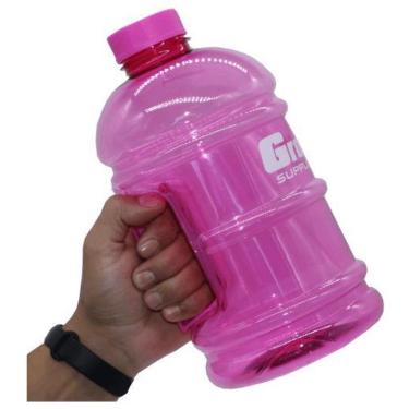 Imagem de Garrafa Galao De Agua Rosa 2 Litros Academia Treino Growth