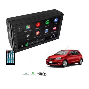 Imagem de Kit Multimídia Etios 7 Pol CarPlay AndroidAuto - FirstOption 8100
