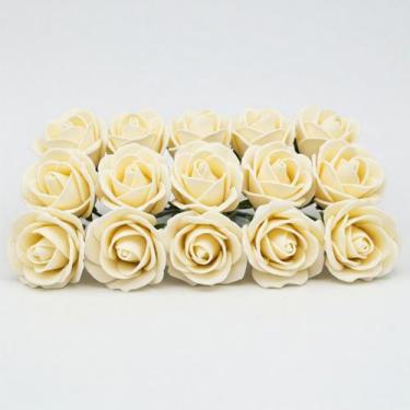 Imagem de Mini Rosas de EVA Rosinha  Raminhos com Flores Delicadas para Decoraçã