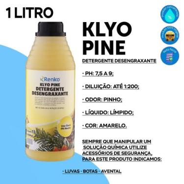 Imagem de Klyo pine detergente gel 1l renko, KLYO PINE DETERGENTE GEL 1L