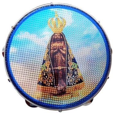 Imagem de Pandeiro Vip 10 Polegada Pele Holografica  Nossa Senhora Ceu - VIP Per