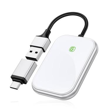 Imagem de Tegance Adaptador Carplay sem fio para Apple - Atualização 2025, conexão sem costura, converte com fio para carro sem fio, adaptador Plug & Play, sem atraso, adaptador sem fio CarPlay adequado para