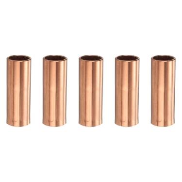 Imagem de HARFINGTON 5 peças de bocal de pistola de solda Mig 1,5 cm orifício 21-62F bocal de pistola de soldagem a gás cobre niquelado acessório de pistola de soldagem para pistolas de solda 100L/Tweco Mini/#1