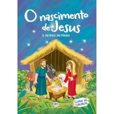 Imagem de Meu Livro Bíblico De Colorir - O Nascimento De Jesus