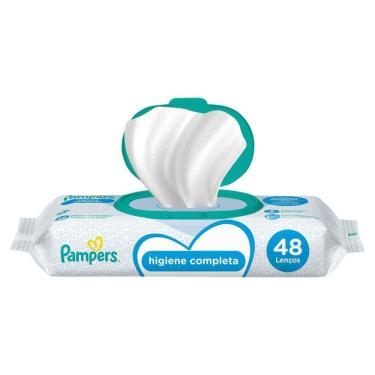 Imagem de Lenços Umedecidos Pampers Higiene Completa 48 unidades