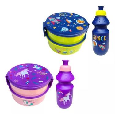 Imagem de Lancheira Marmita Infantil Bebê Escola Passeio Lanche Fruta - Vest, Ro