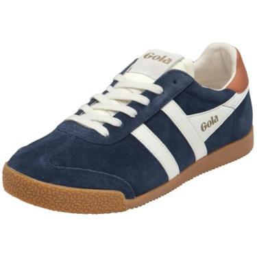 Imagem de Gola Tênis masculino Elan, Azul-marinho/Off Branco/Laranja Moody, 41