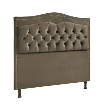 Imagem de Cabeceira Para Cama Casal Box 140cm Holanda Veludo Castor