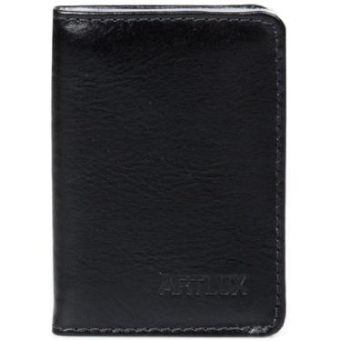 Imagem de Porta Cartão Masculino Artlux 113, Preto