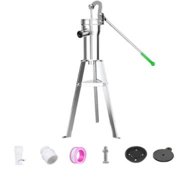 Imagem de HENGJINGTR Hand Well Pitcher Bomba Deep Well Kit, Bomba de água de água subterrânea de água subterrânea de 32 mm/1 polegada, adequada para irrigação de jardins e terras agrícolas