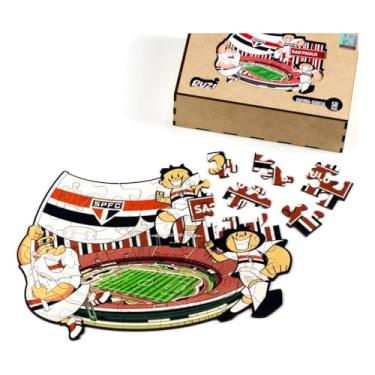Imagem de Quebra-cabeça São Paulo Fc Kids 50 Peças - Oficial
