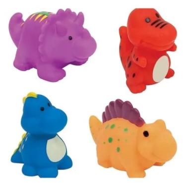Imagem de Bichinhos BUBA para Banho - Tema Dinossauro (Kit com 4 Unidades)