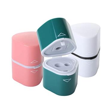 Imagem de Mr. Pen - apontador de lápis para lápis de cor, pacote com 3, 3 orifícios, manual de apontador de lápis, apontador de lápis de arte, apontador de lápis jumbo, apontador de lápis de cor