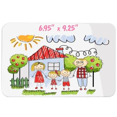 Imagem de Tabuleiro pequeno apagável a seco – Quadro branco compacto e durável – Mini quadro branco para mesa ou quadro infantil apagável a seco