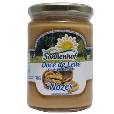 Imagem de Doce de Leite Cremoso com Nozes 420g - Fazenda Sonnenhof