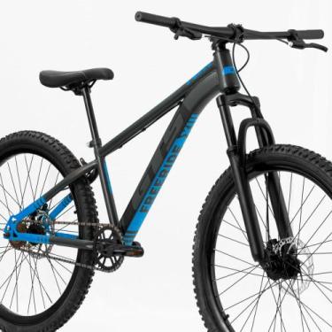 Imagem de Bicicleta Aro 26 Gts X Freeride Freio A Disco Coroa Unica, Azul, 13