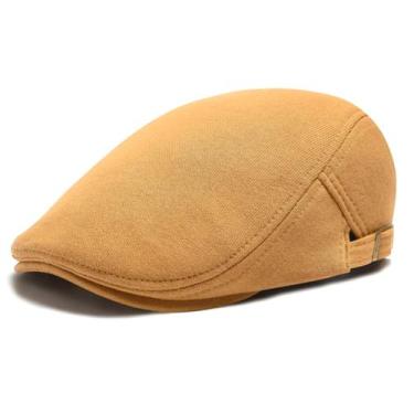 Imagem de Boina de algodão design basico liso casual unissex ajustavel - xthree,