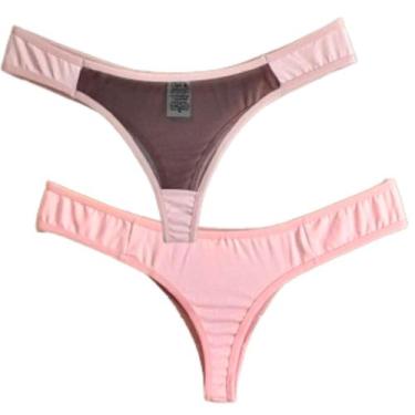 Imagem de Kit 2 Calcinha Verônica com Transparência Frontal - Chick & Bacana, Ro