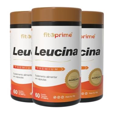 Imagem de Kit 3x Leucina Com Licopeno E Hmb (hidroximetilbutirato) 60 Cápsulas Fitoprime
