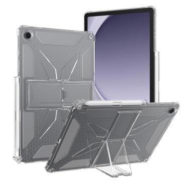 Imagem de Asgens Capa transparente para Samsung Galaxy Tab A9+/A9 Plus 27.9 cm 2023 com suporte para lápis, TPU macio com cantos reforçados, resistente a impactos à prova de choque - transparente