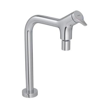Imagem de Misturador Monocomando Torneira de Cozinha Mesa Bica Alta Alavanca Cromado Deca 