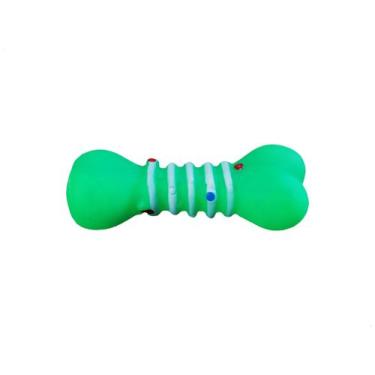 Imagem de Brinquedo P/ Cães Halteres Vinil Anilhado 11 cm - HOME PET