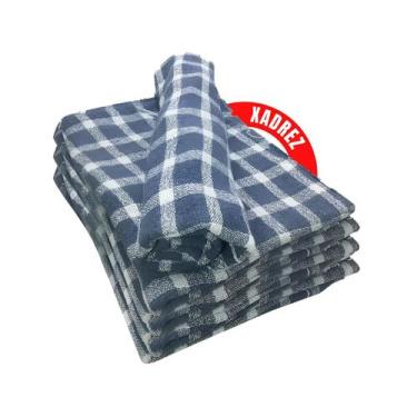 Imagem de Pano De Chão Grande Para Limpeza Xadrez 20 Und Cozinha - Evolution, 20