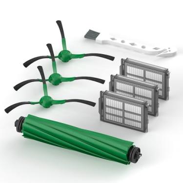 Imagem de Leemone 8 peças de reposição para iRobot Roomba Plus 505/405 Combo Robot Aspirador de pó, kit de acessórios com 1 escova principal, 3 filtros, 3 escovas laterais, 1 ferramenta de limpeza