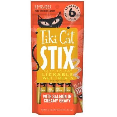Imagem de Tiki cat stix salmao ao molho 6 saches - COVETRUS