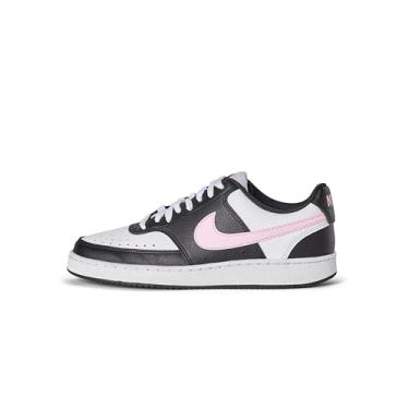 Imagem de Nike Tênis feminino Court Vision Low Next Nature, Preto/Espuma Rosa/Branco, 37