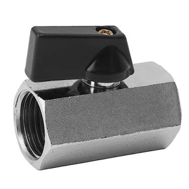 Imagem de Válvula de esfera de gás Núcleo de cobre espessado Chave Chave de gás Alta pressão Resistência de alta temperatura Desligada rápida para aquecedor de água do tubo de gás Uso (1/2)