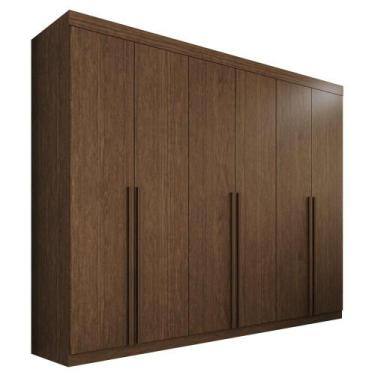 Imagem de Guarda-Roupa 6 Portas 8 Gavetas MDF Dubai  Mais Móveis, NEW CANION