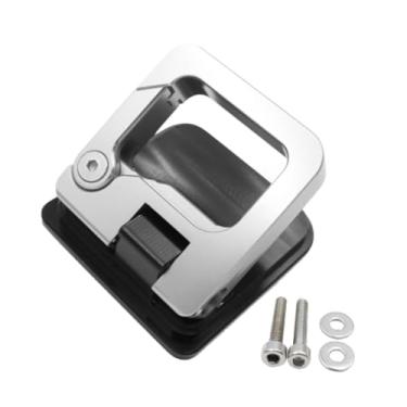 Imagem de Generic Gancho de motocicleta, porta-malas do porta-malas do gancho de montagem de cicatrizes Capaceador de capacete de ajuste, gancho de scooter para GTS 300, Prata