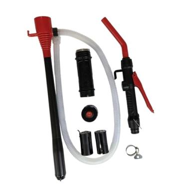 Imagem de Generic Ferramenta de troca de óleo, extrator de óleo, bomba de transferência de combustível multifuncional portátil controlável para barco, Branco, Vermelho