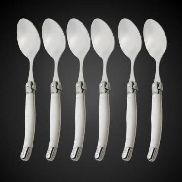 Imagem de Jogo 6 Colheres Inox Laguiole Luxo Design Clássico Francês - La Tour, 