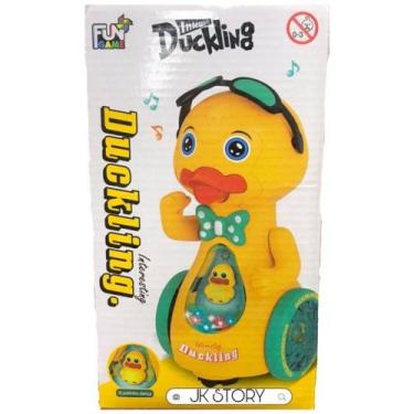 Imagem de Bubble Duck Infantil Pato Solta Bolhas Anda, Luzes E Música - Duckling
