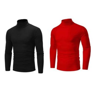 Imagem de Camisa segunda pele gola alta /kit com 2 unidades - Freitas Modas, Pre